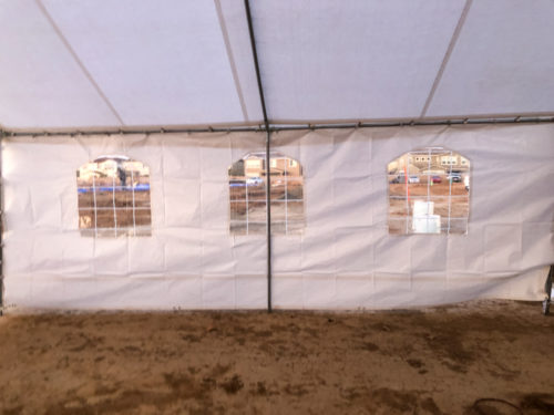 Canopy Side Wall, Window, 10 Ft (W) X 7.5 Ft (H)