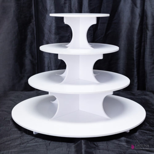 4 Tiered Cake / Dessert Stand, Wood
