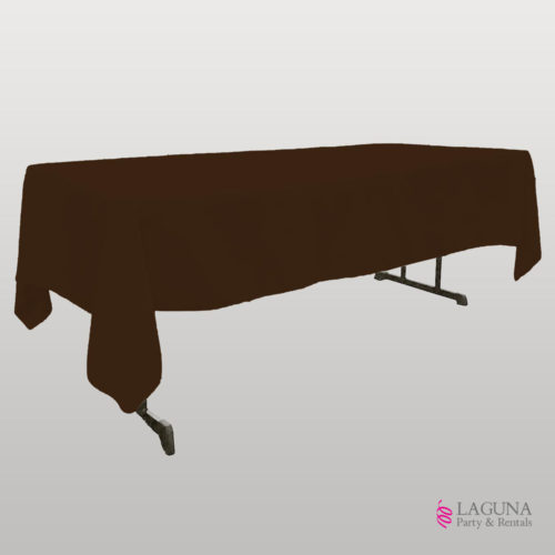 Rectangle Table Cover, Linen, Brown