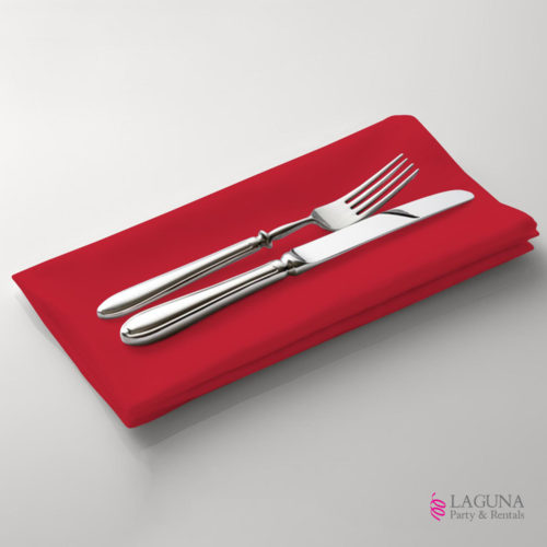 Linen Napkin, Red (set of 10)