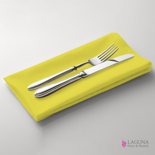 Linen Napkin, Yellow (set of 10)