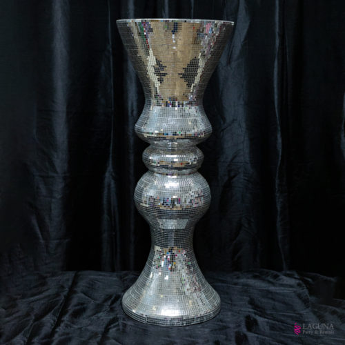 Silver Vase, 32" (H)