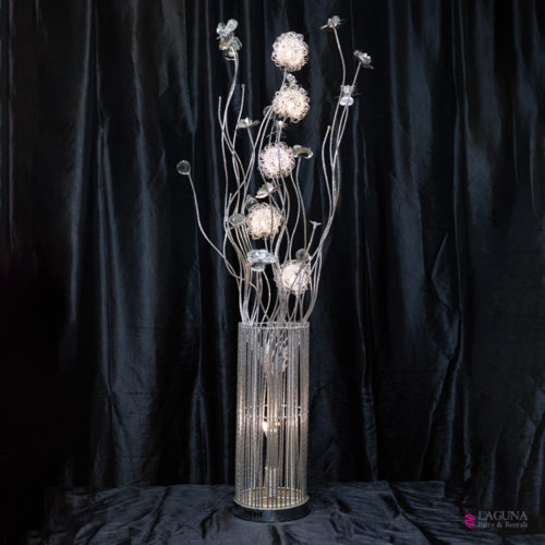 Tree Branches, Silver, Round