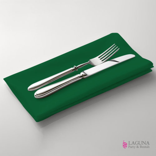 Linen Napkin, Green (set of 10)