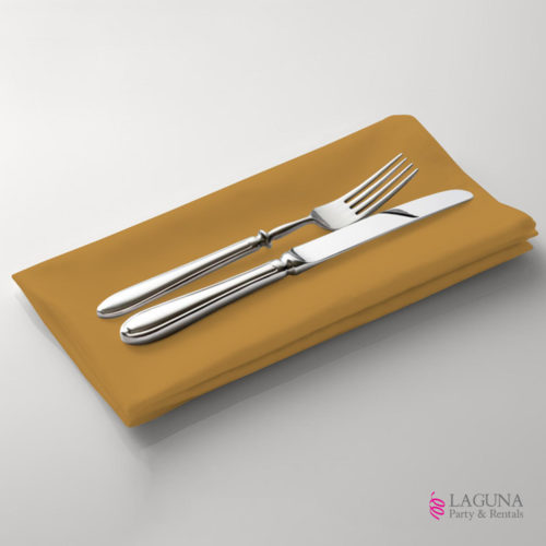 Linen Napkin, Gold (set of 10)