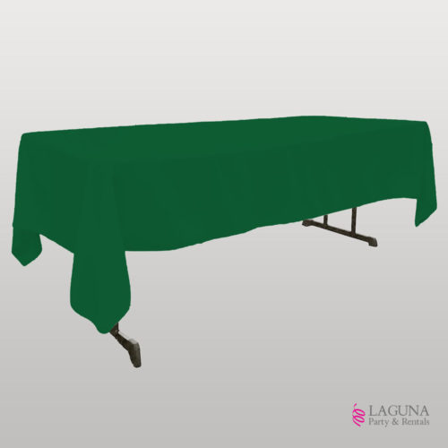 Rectangle Table Cover, Linen, Green