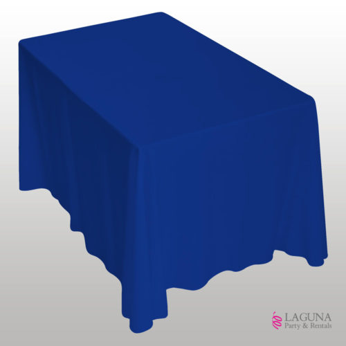 Rectangle Table Drape, Linen, Royal Blue