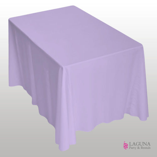 Rectangle Table Drape, Linen, Lavender