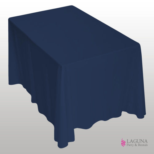 Rectangle Table Drape, Linen, Navy
