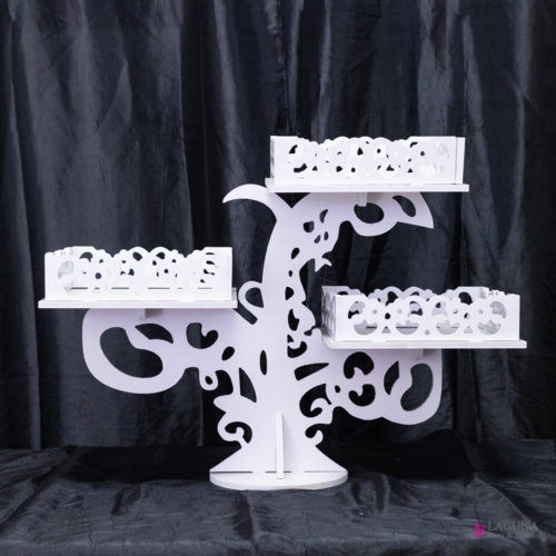 White Cake / Dessert Stand