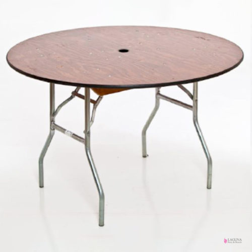 Table, 72" Round, Umbrella-Compatible