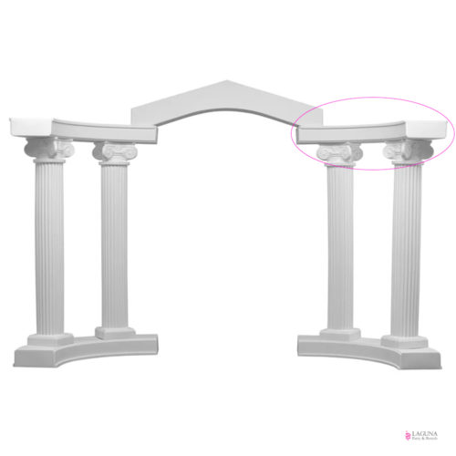 Archway Topper, Quarter Circle