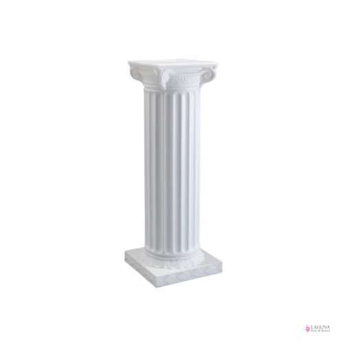 White Pedestal Column, 40" (H)