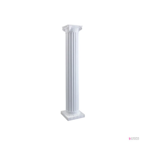 White Pedestal Column, 56" (H)