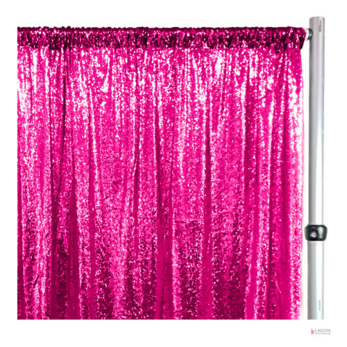 Drapes, Sequin, Fuchsia