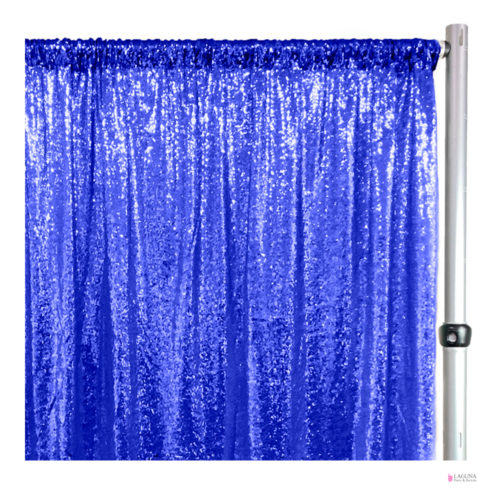 Drapes, Sequin, Royal Blue