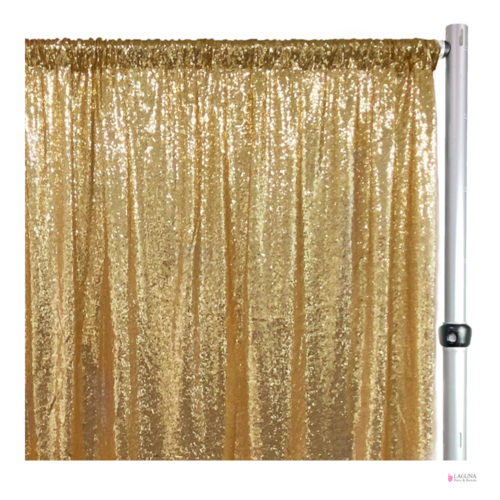 Drapes, Sequin, Gold