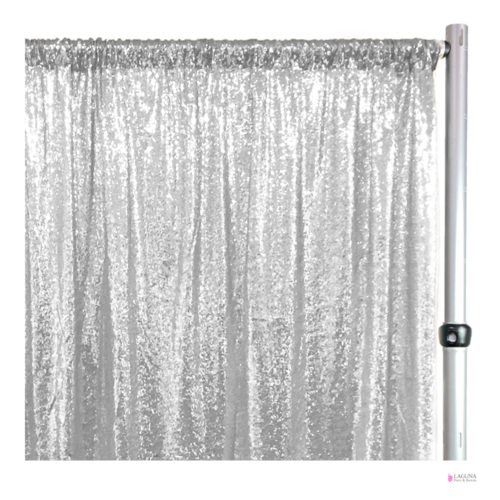 Drapes, Sequin, Silver