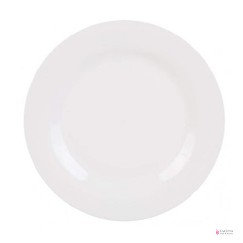 Plate, 10.5" Dia (set of 10), White