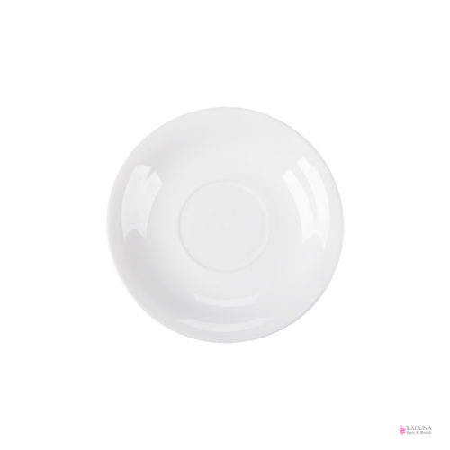 Saucer, 6" Dia (set of 10), White