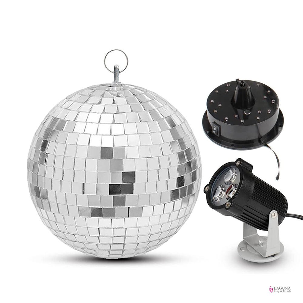 Rent Rotating mini disco balls with lights installed in London (rent for  £10.00 / day, £5.00 / week)