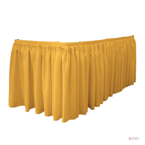 Stage Skirt, Linen, Gold