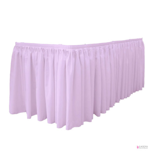 Table Skirt, Linen, Lavender, 13 ft.