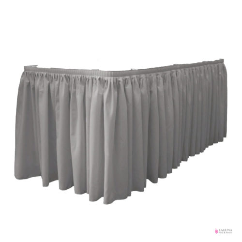 Stage Skirt, Linen, Silver