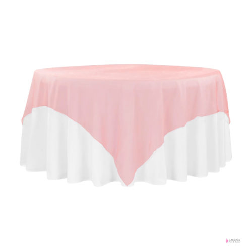 Table Overlay, Organza, Coral