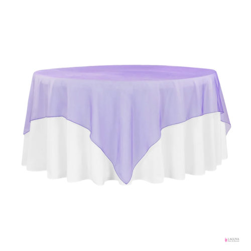 Table Overlay, Organza, Purple