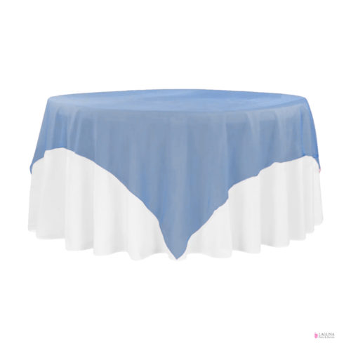 Table Overlay, Organza, Royal Blue