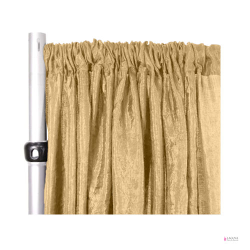 Drapes, Satin, Gold