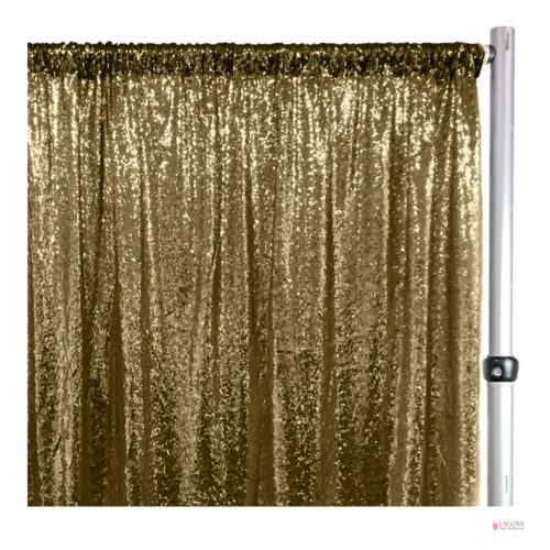Drapes, Sequin, Royal Gold