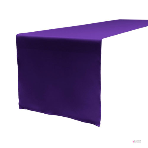 Table Runner, Satin, Purple