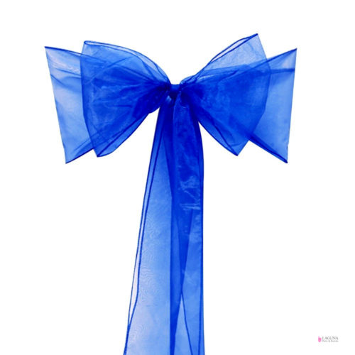 Organza Sash, Royal (set of 10)