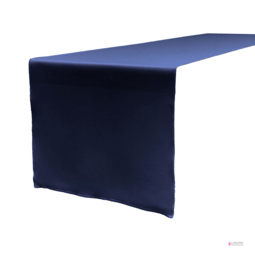 Table Runner, Satin, Navy