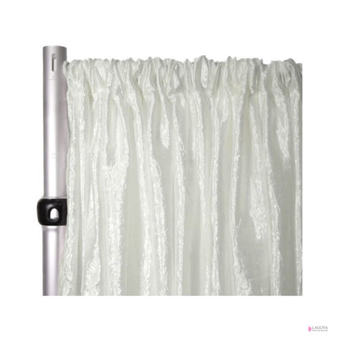 Drapes, Satin, Ivory