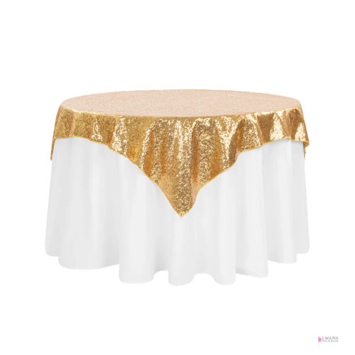 Table Overlay, Sequin, Gold