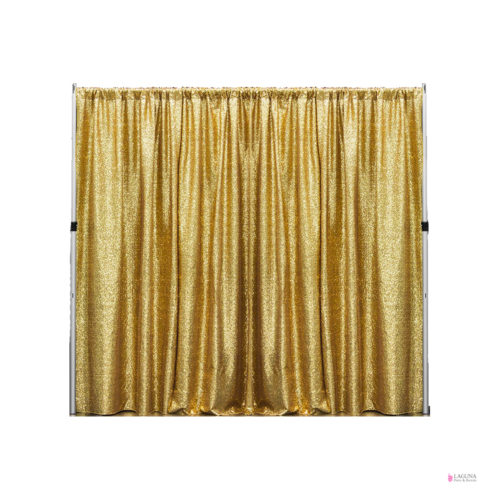 Backdrop, Pipe & Drape, 6-10 Ft (W) with Sequin Drapes