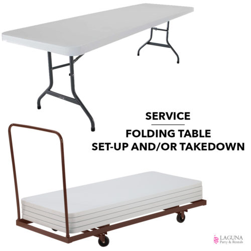 Table, Setup/Takedown