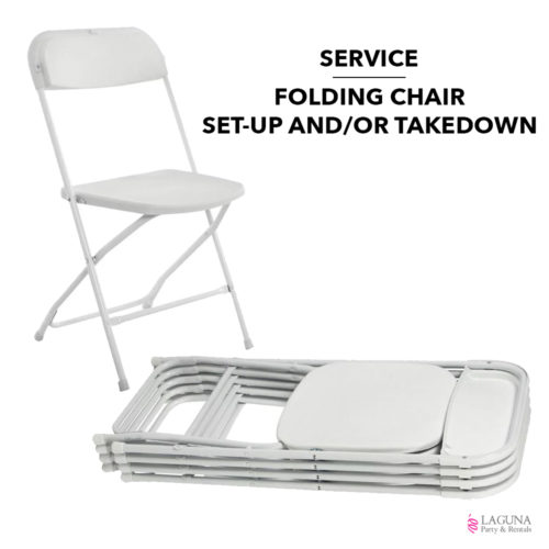 Service Only: Chair Setup & Takedown