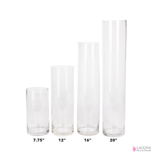 Cylinder Vase, 7.75" (H)