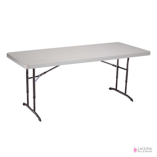 Children's / Kid's Table, 6 Ft Rectangle, Adjustable Height