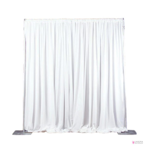 Backdrop, Pipe & Drape, 6-10 Ft (W) with Crush Satin Drape