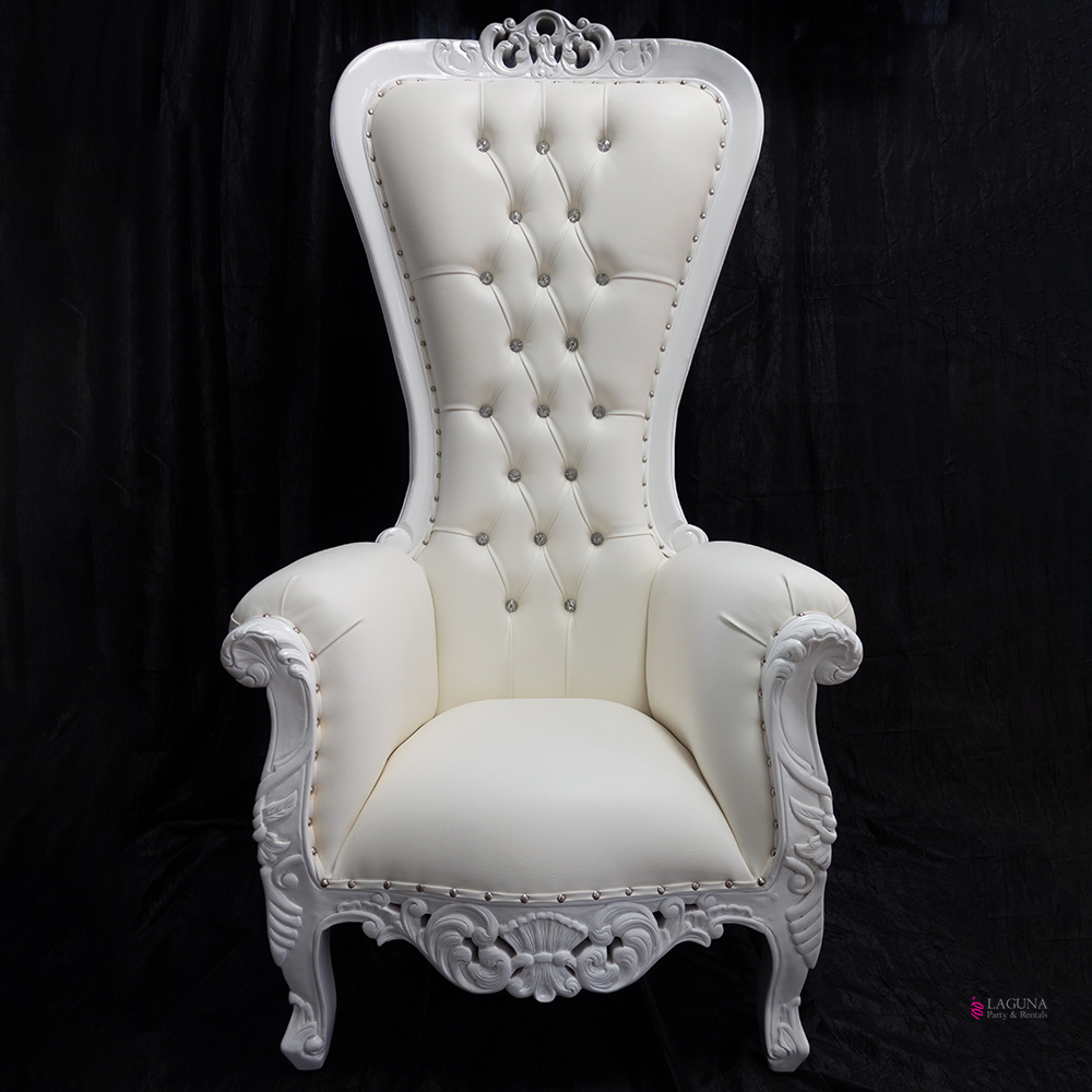 Rental King/Queen Throne Chair- must call the store to schedule and confirm  this rental