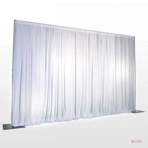 Backdrop, Pipe & Drape, 9-16 Ft (W) with Chiffon Drapes