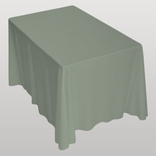 Rectangle Table Drape, Linen, Sage Green
