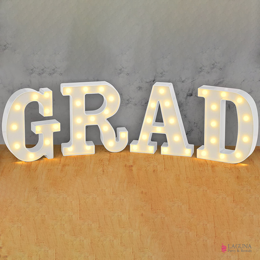 Graduation Party Decorations 2023, LED Marquee Light Up Letter