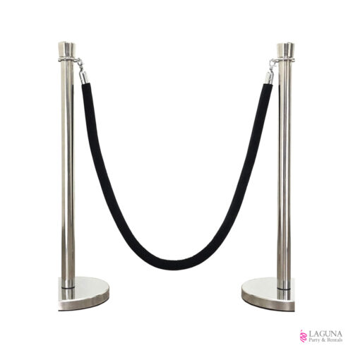 Stanchion/Special Event Rope, Black Velvet