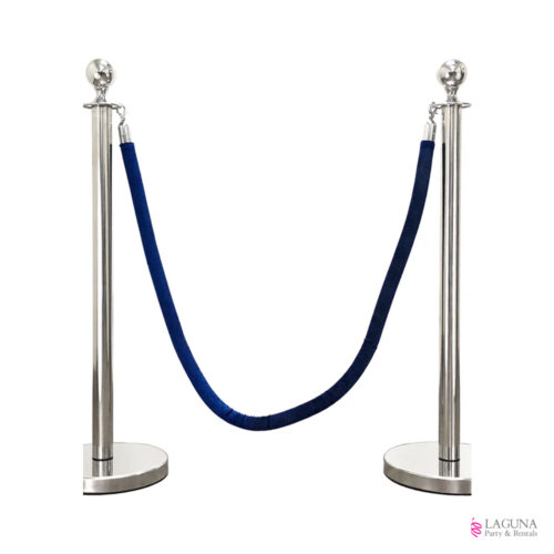 Stanchion/Special Event Rope, Blue Velvet